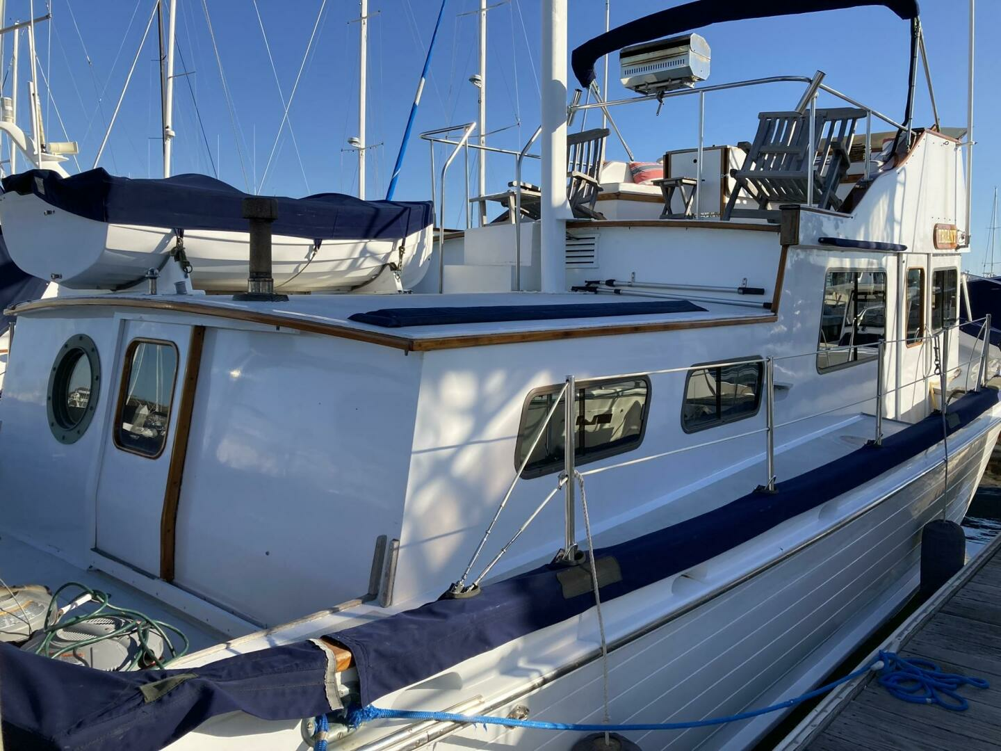 Monk Custom 38 Trawler Yacht For Sale
