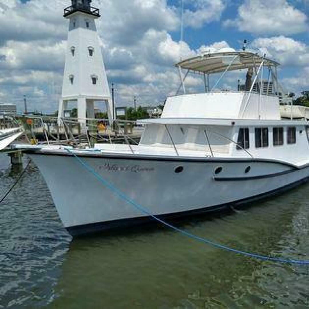 58 Custom Hubert Lowe Long Range Trawler For Sale Trawlers Island 