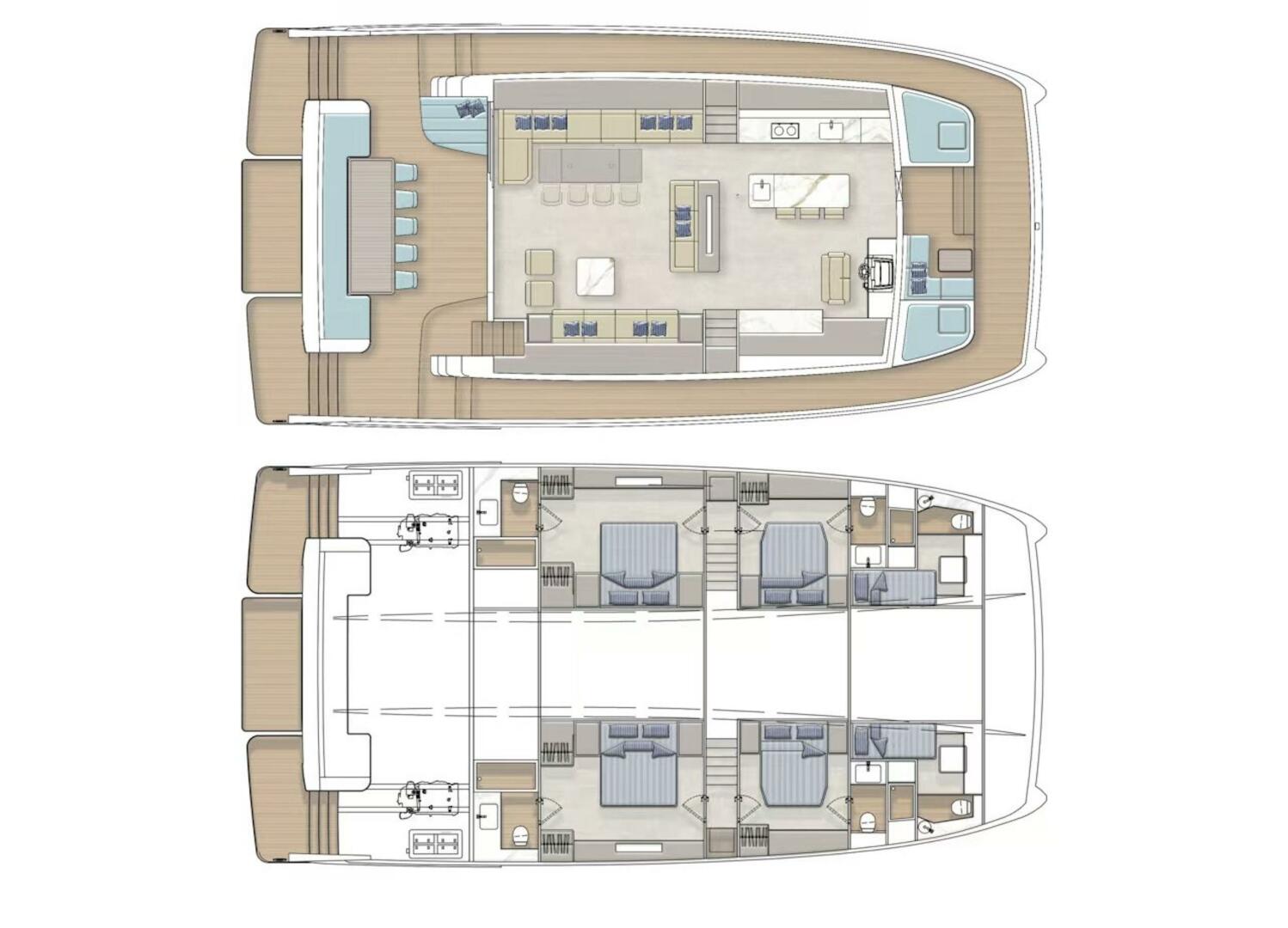 Diamond Yachts EF66 Power Catamaran 66ft Diamond Yachts Yacht For Sale