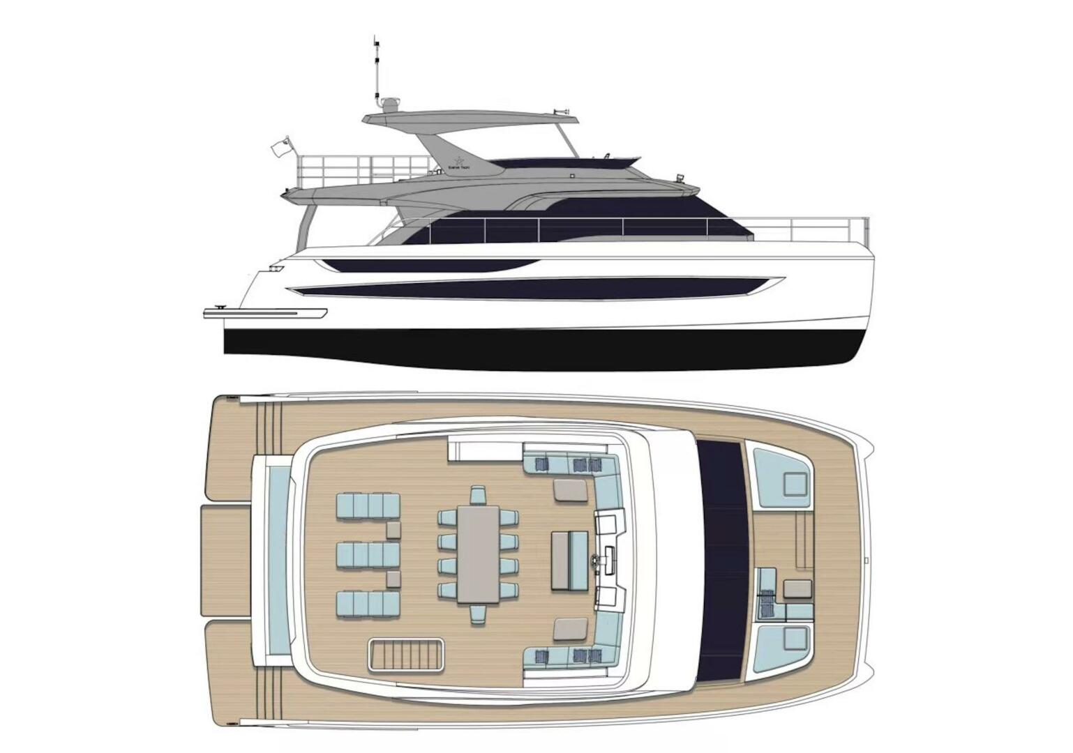 Diamond Yachts EF66 Power Catamaran 66ft Diamond Yachts Yacht For Sale