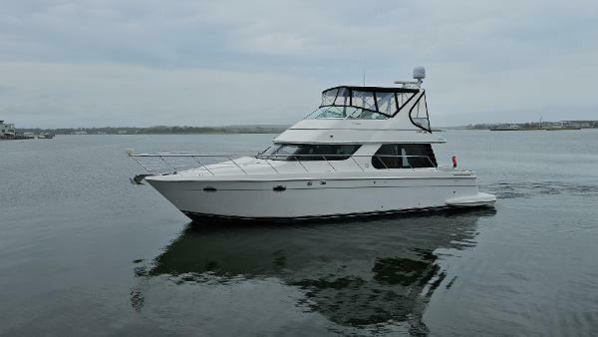 2000 Carver 450 voyager pilothouse