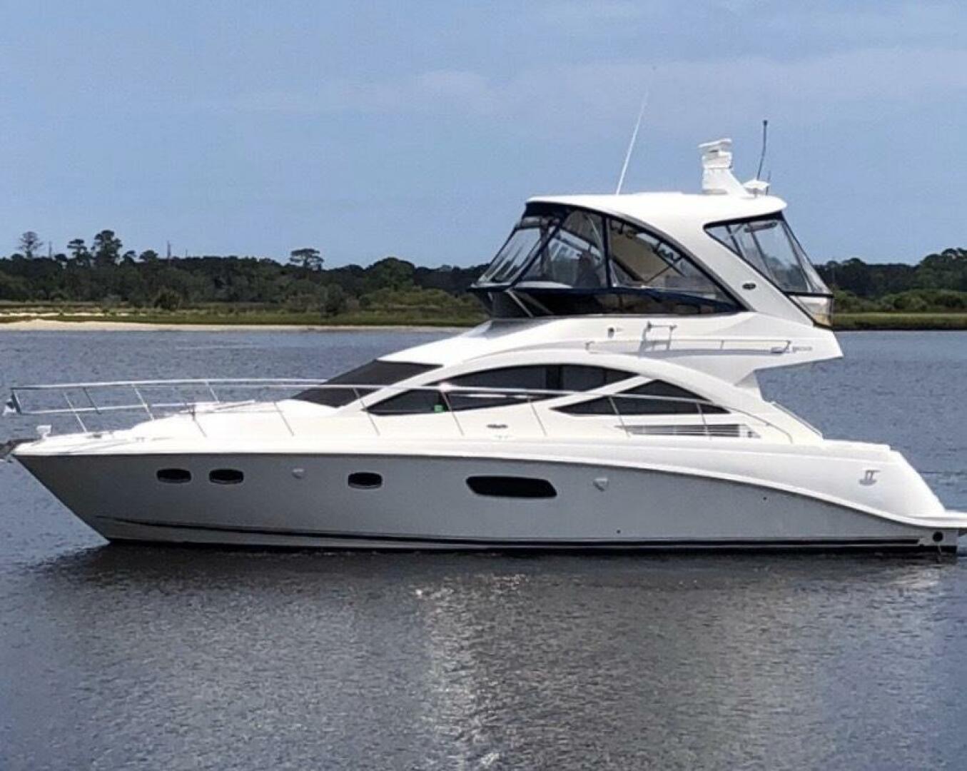 2012 Sea Ray 450 sedan bridge