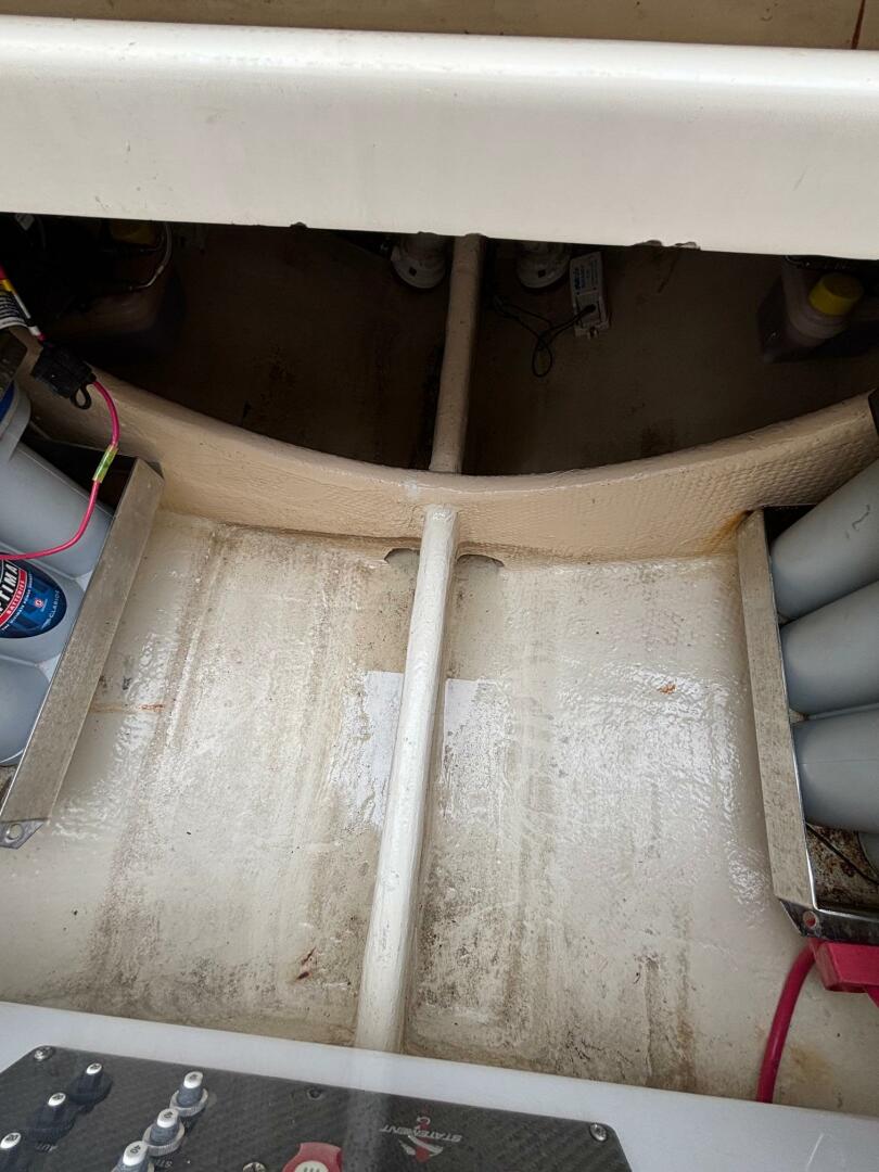 2013 Statement 35 Center Console boat interior with visible 