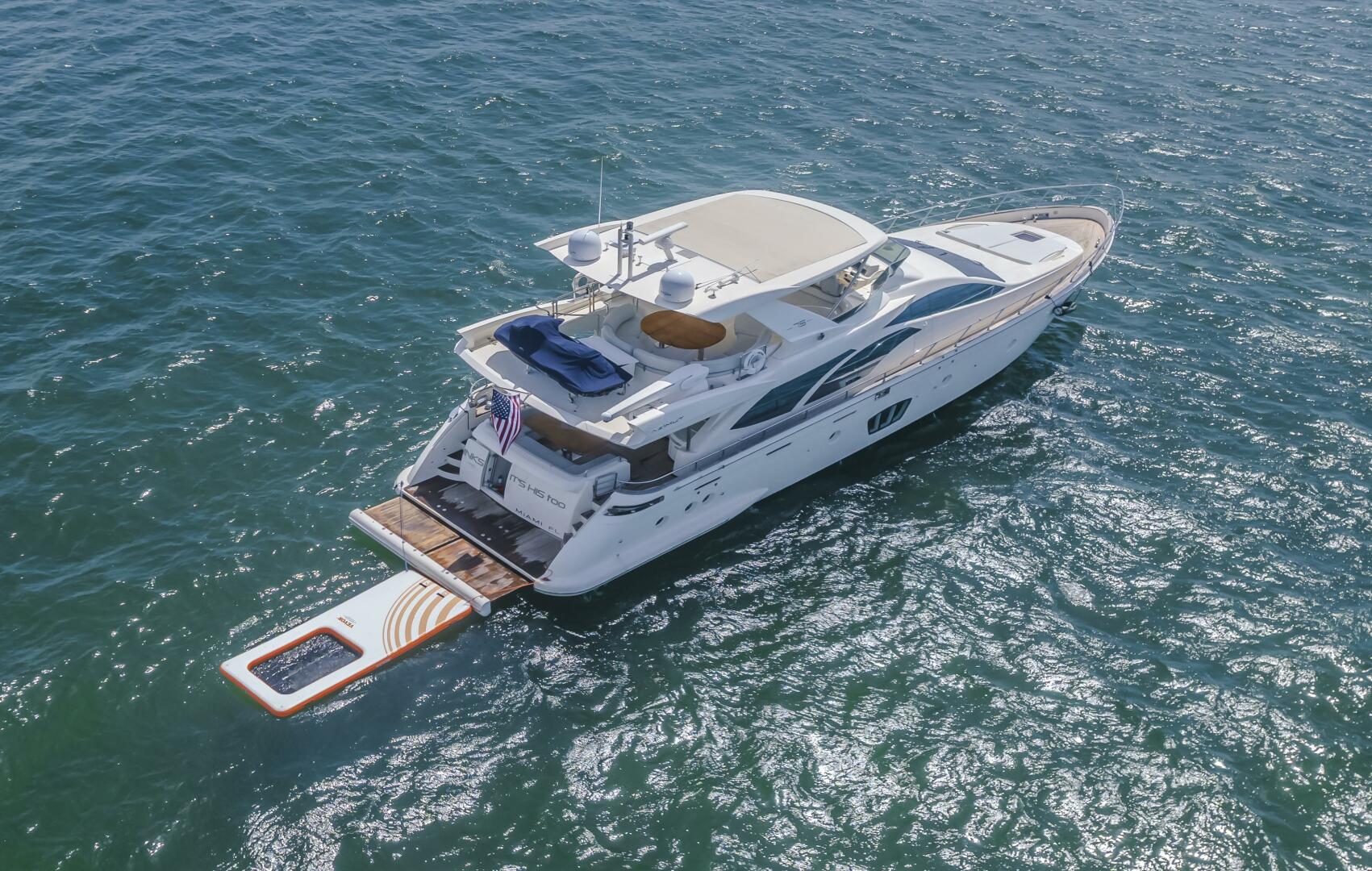 Thinks It s His Too 75ft Azimut Yacht For Sale