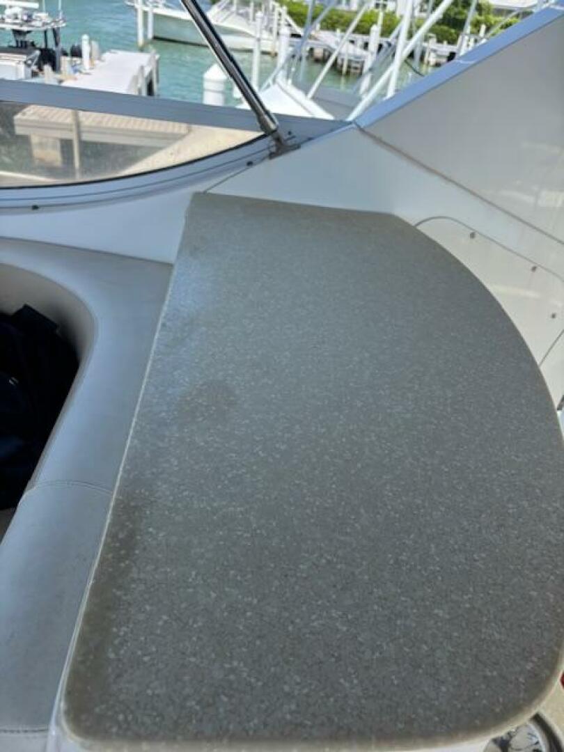 2006 Carver 43 Motor Yacht interior detail with a sleek coun