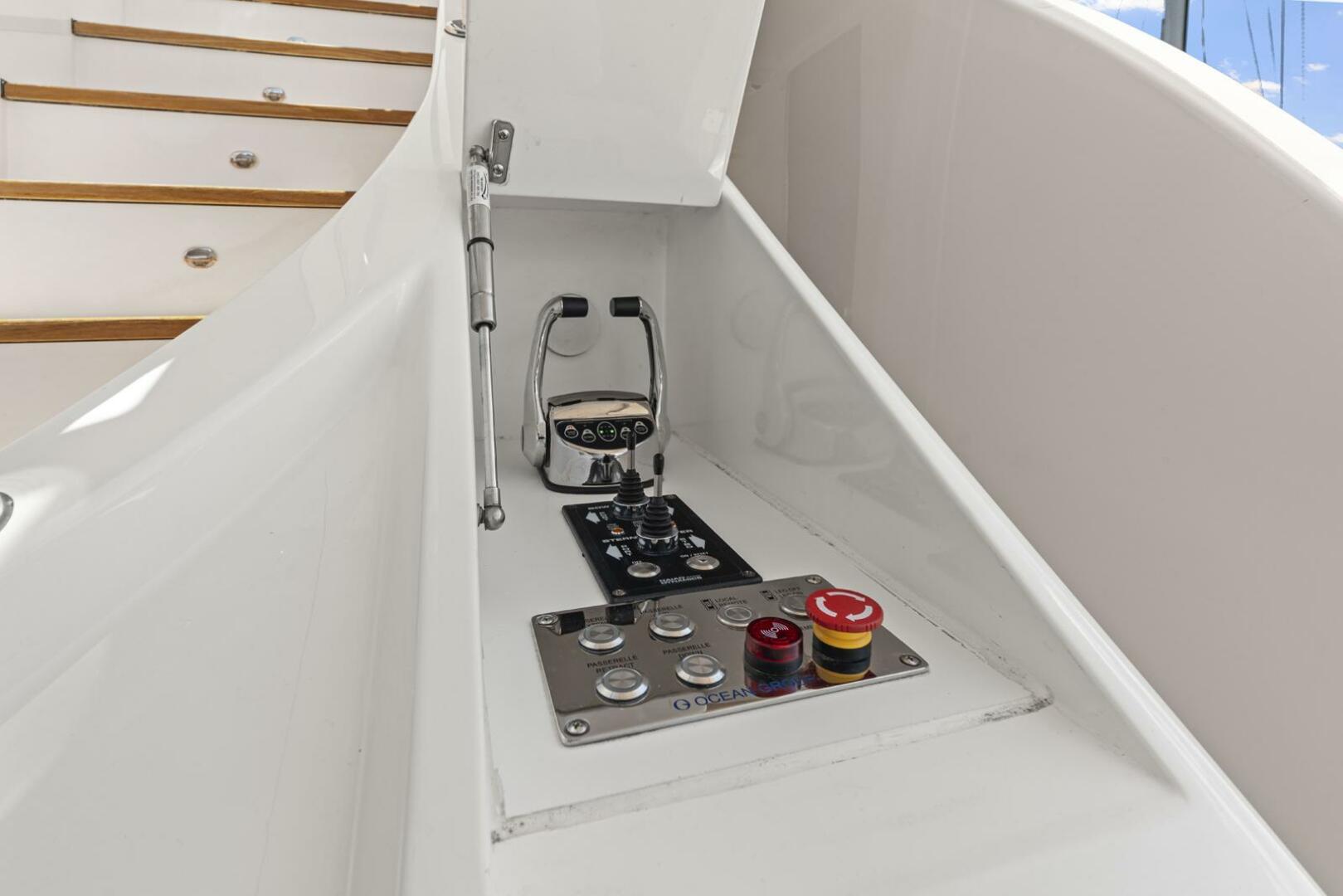 One of Two Aft Deck Controls  