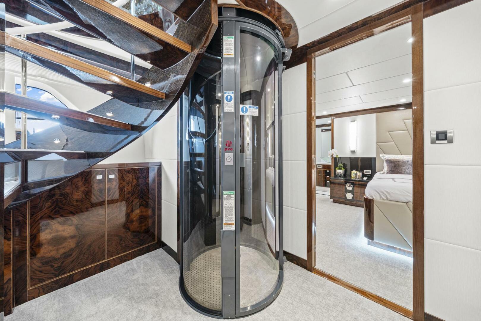 Lower Deck Elevator Landing  