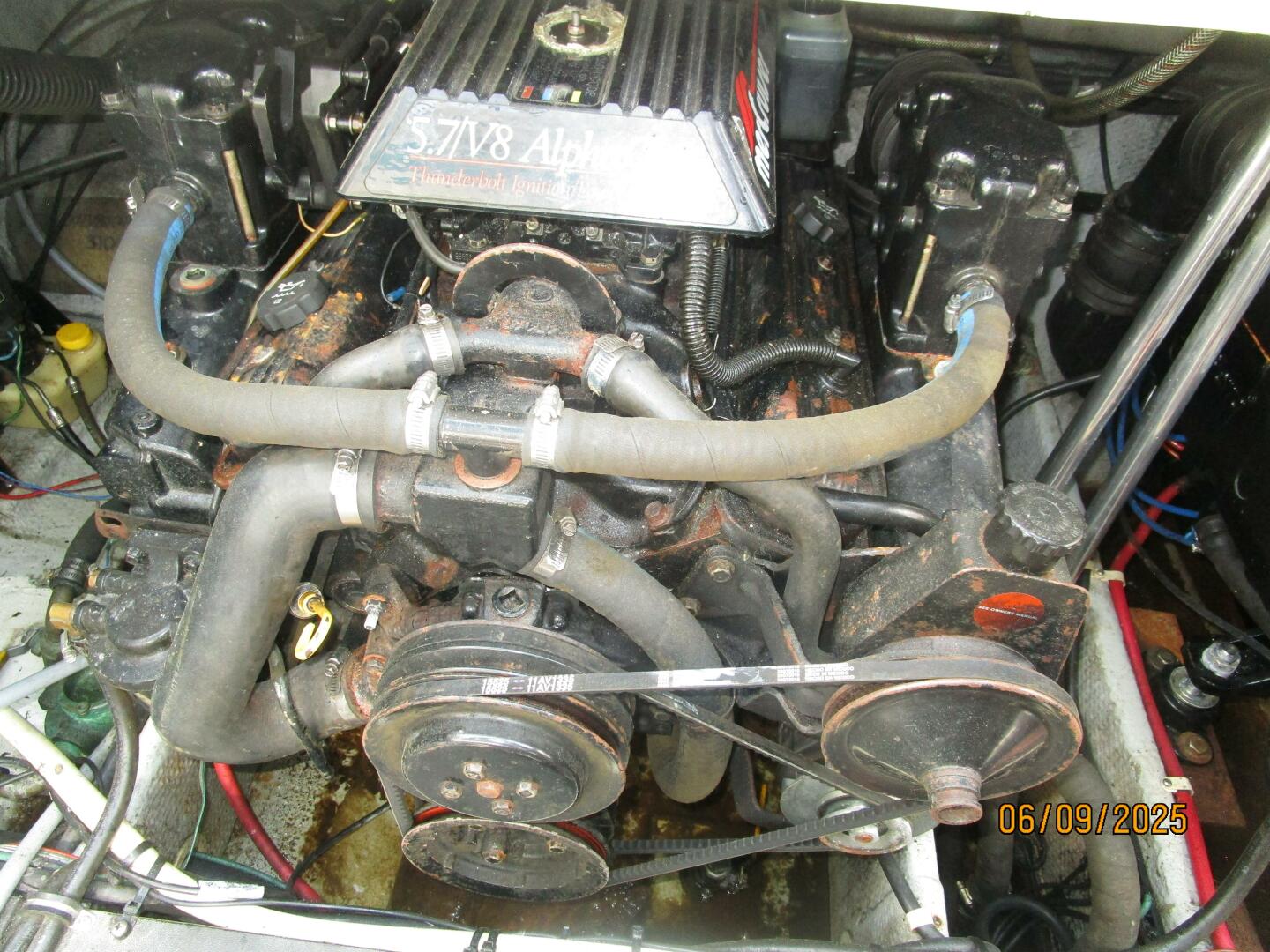 31' Silverton starboard main engine