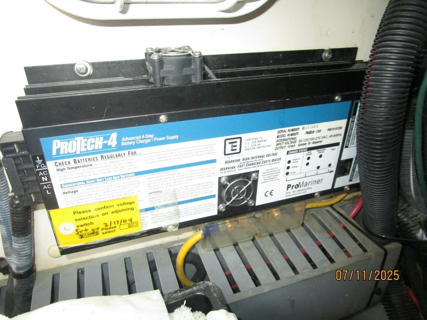 39' Mainship battery charger