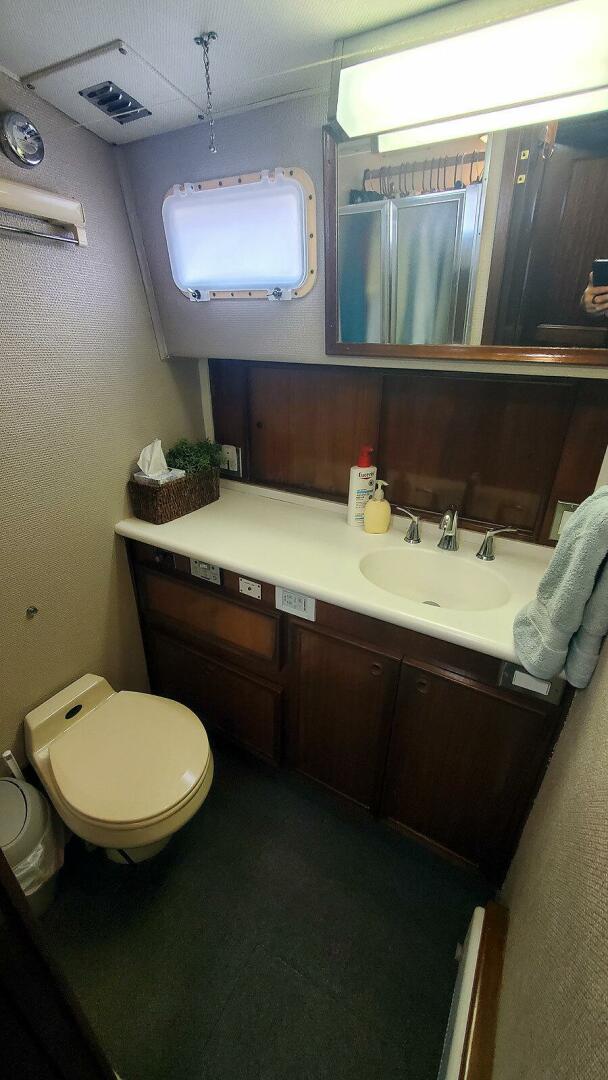 Master Head Toilet and Vanity