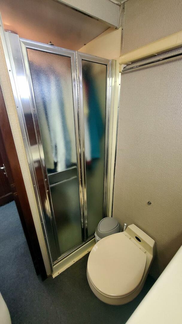 Master Head Shower and Toilet