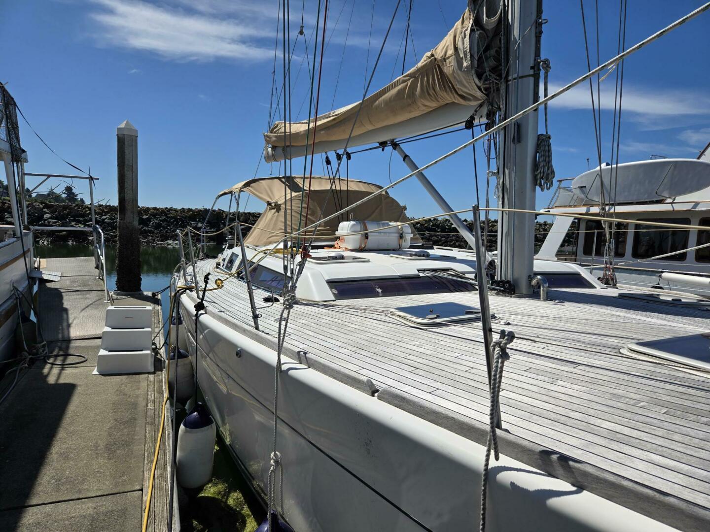 Beautifully Weathered Teak Decks