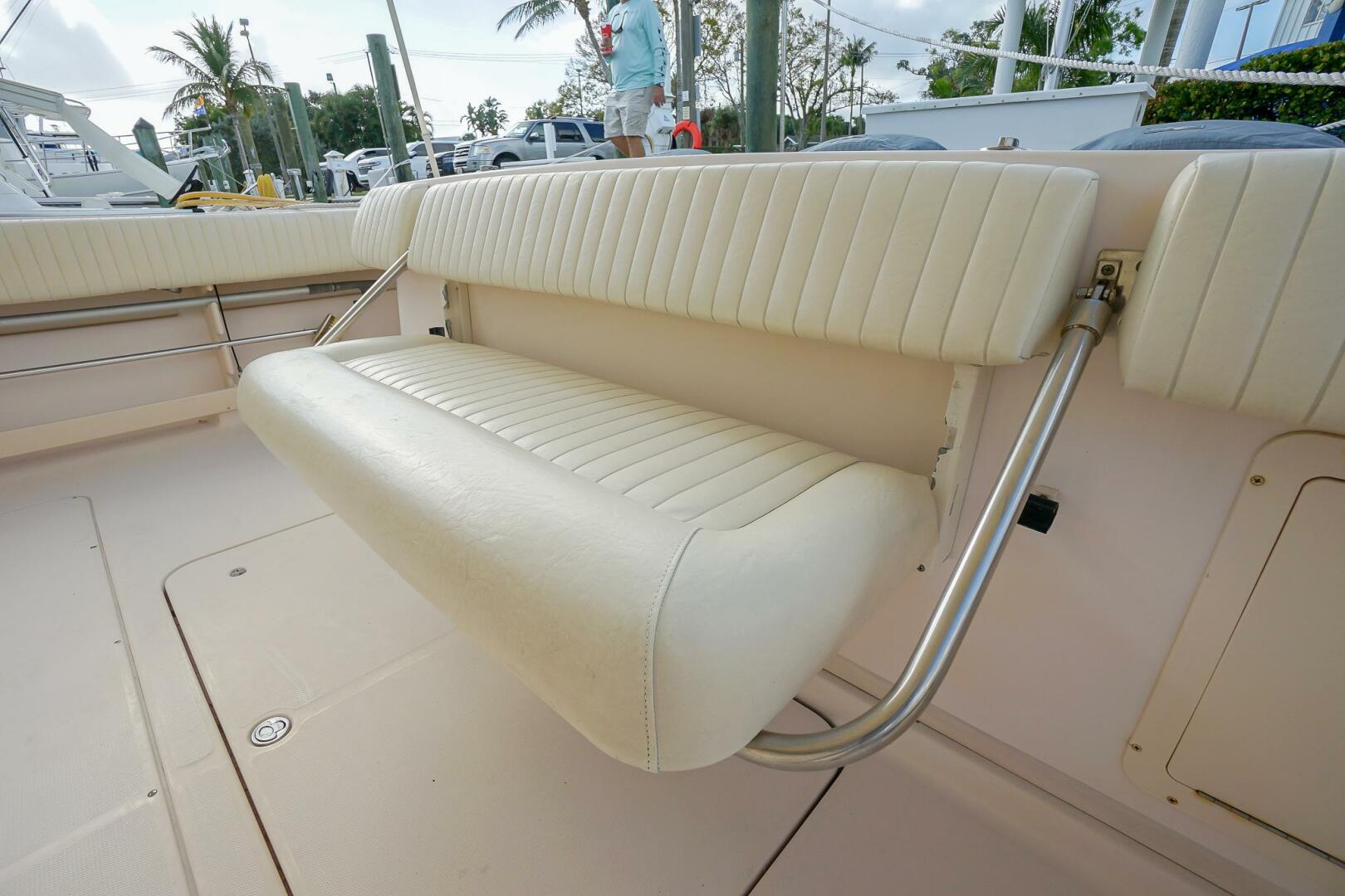 2007 Grady-White Express 360 boat with white cushioned seati