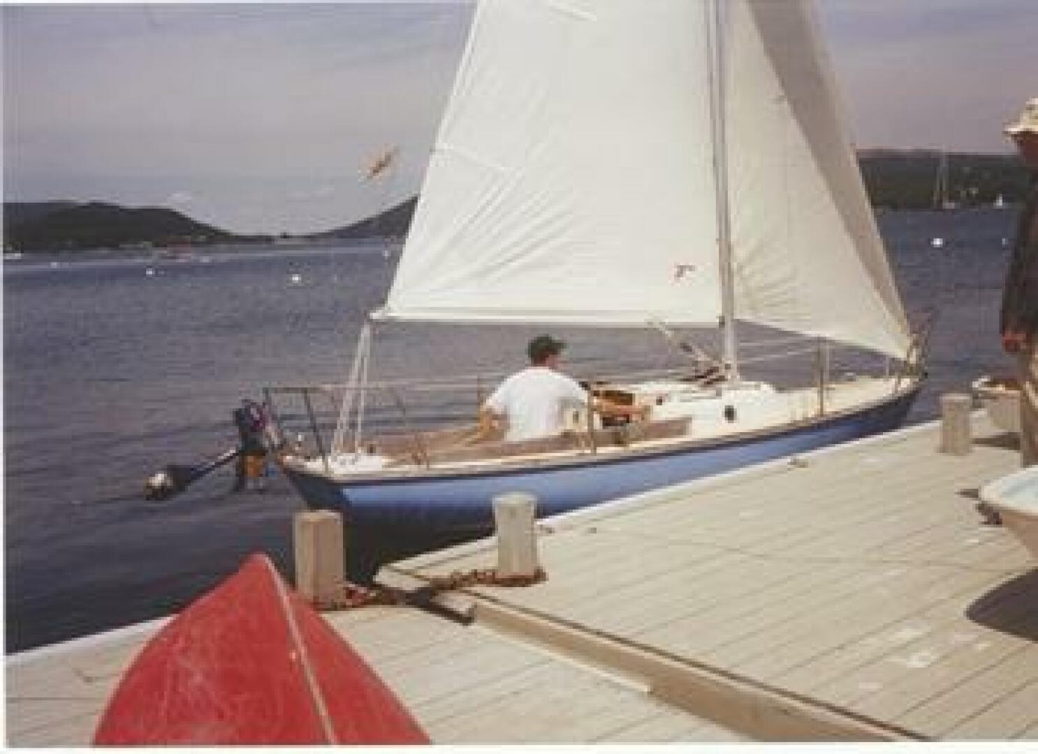 Departing dock