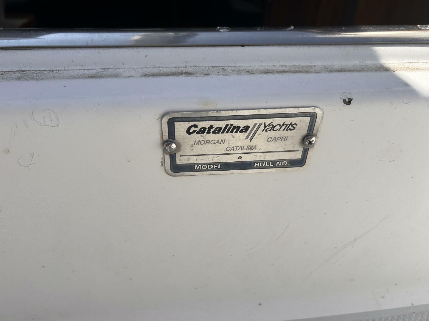 27ft Catalina Yacht For Sale