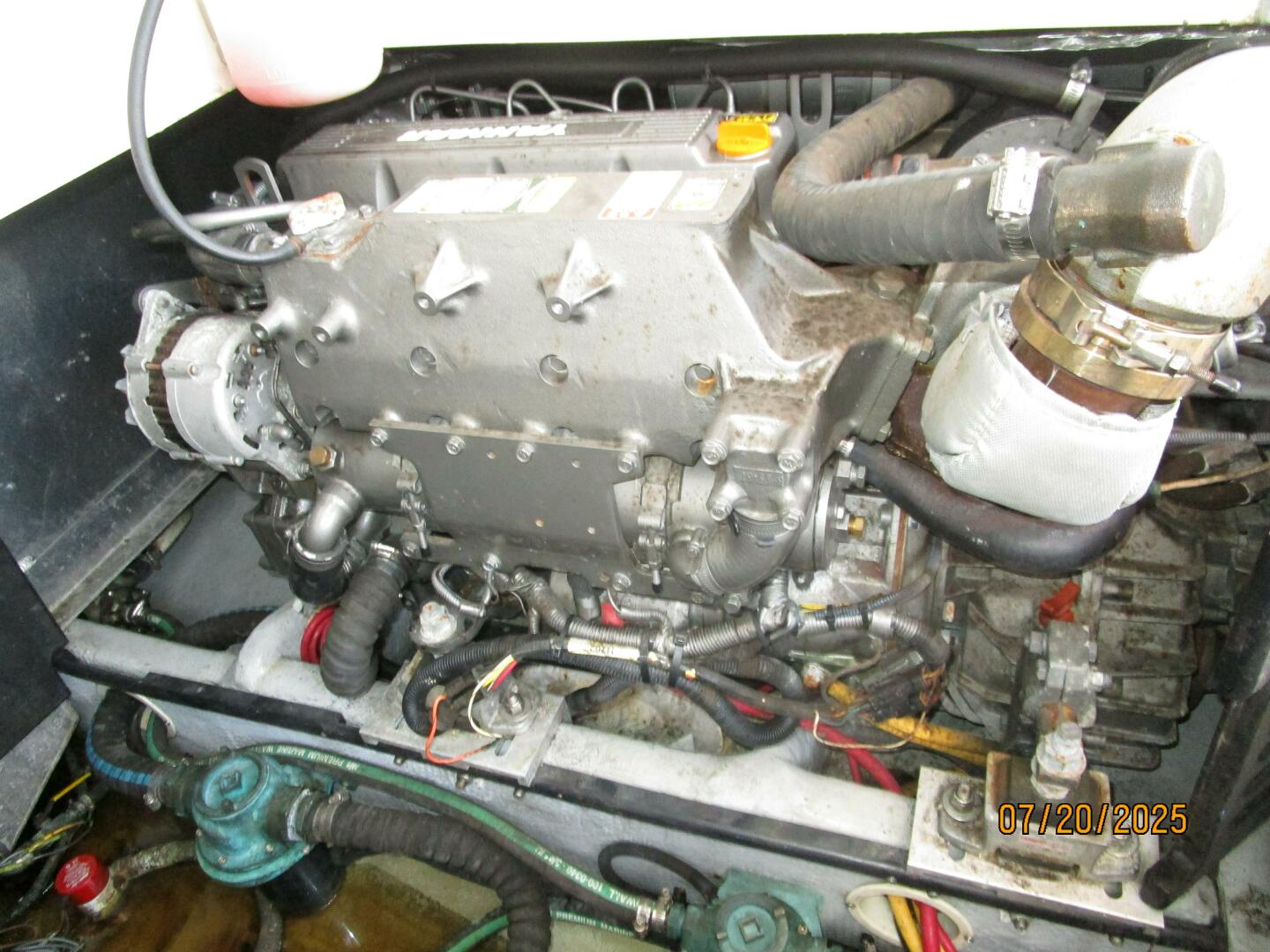 34' Mainship starboard main engine