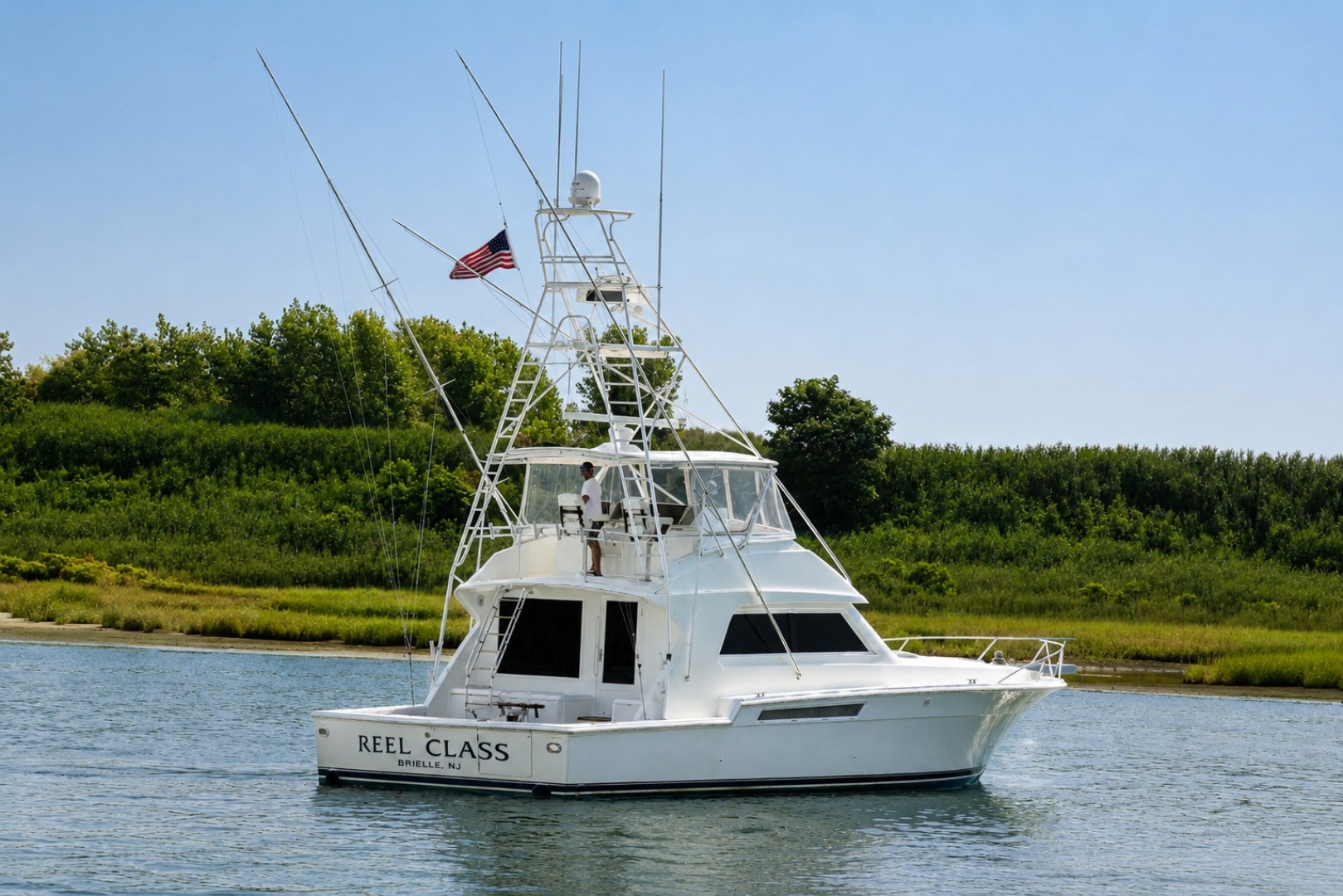 Reel Class 54ft Bertram Yacht For Sale