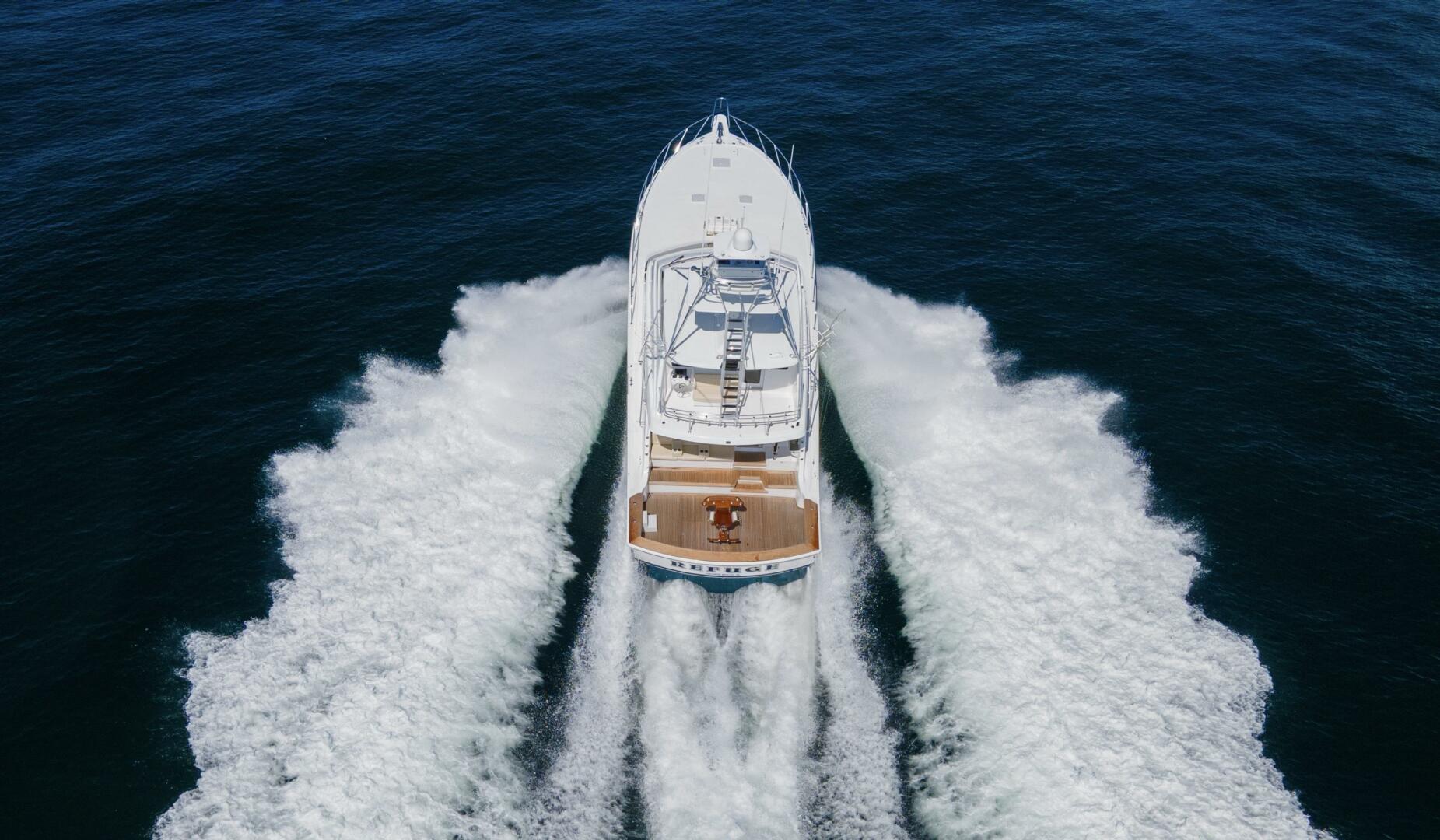 2007 68 Hatteras 68 Enclosed Bridge REFUGE Running Profile (