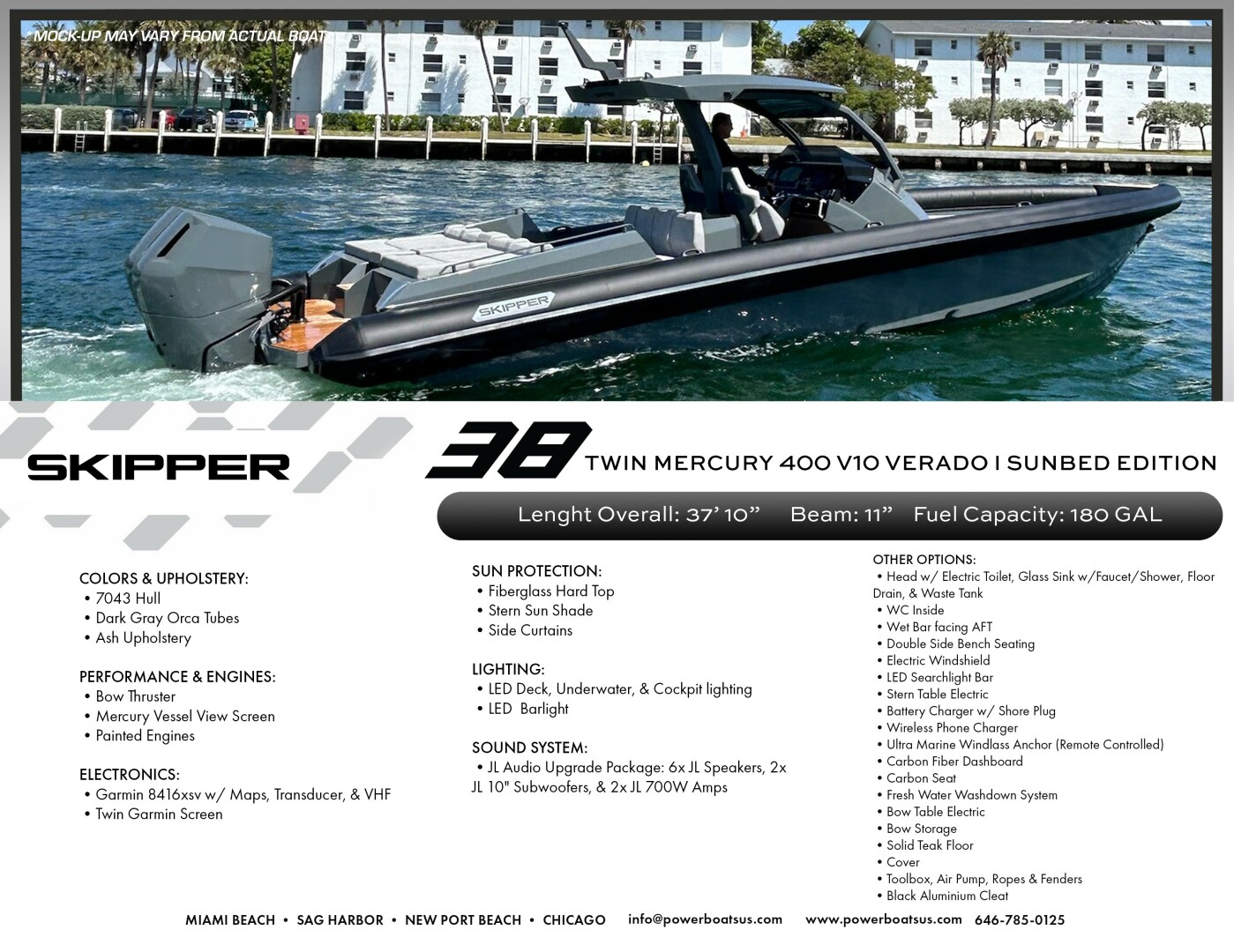 38ft Skipper Yacht For Sale