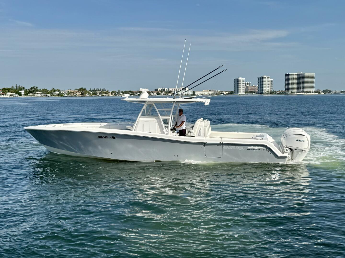 All Eyez on Me  39ft Invincible Yacht For Sale