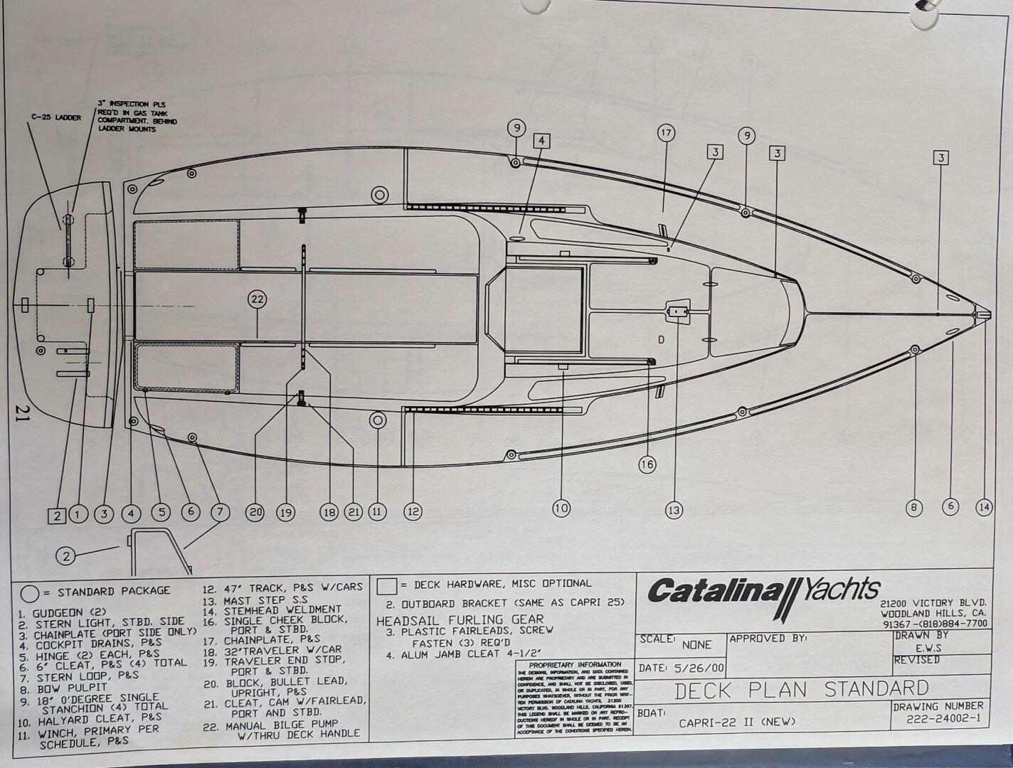 Deck Plan Standard