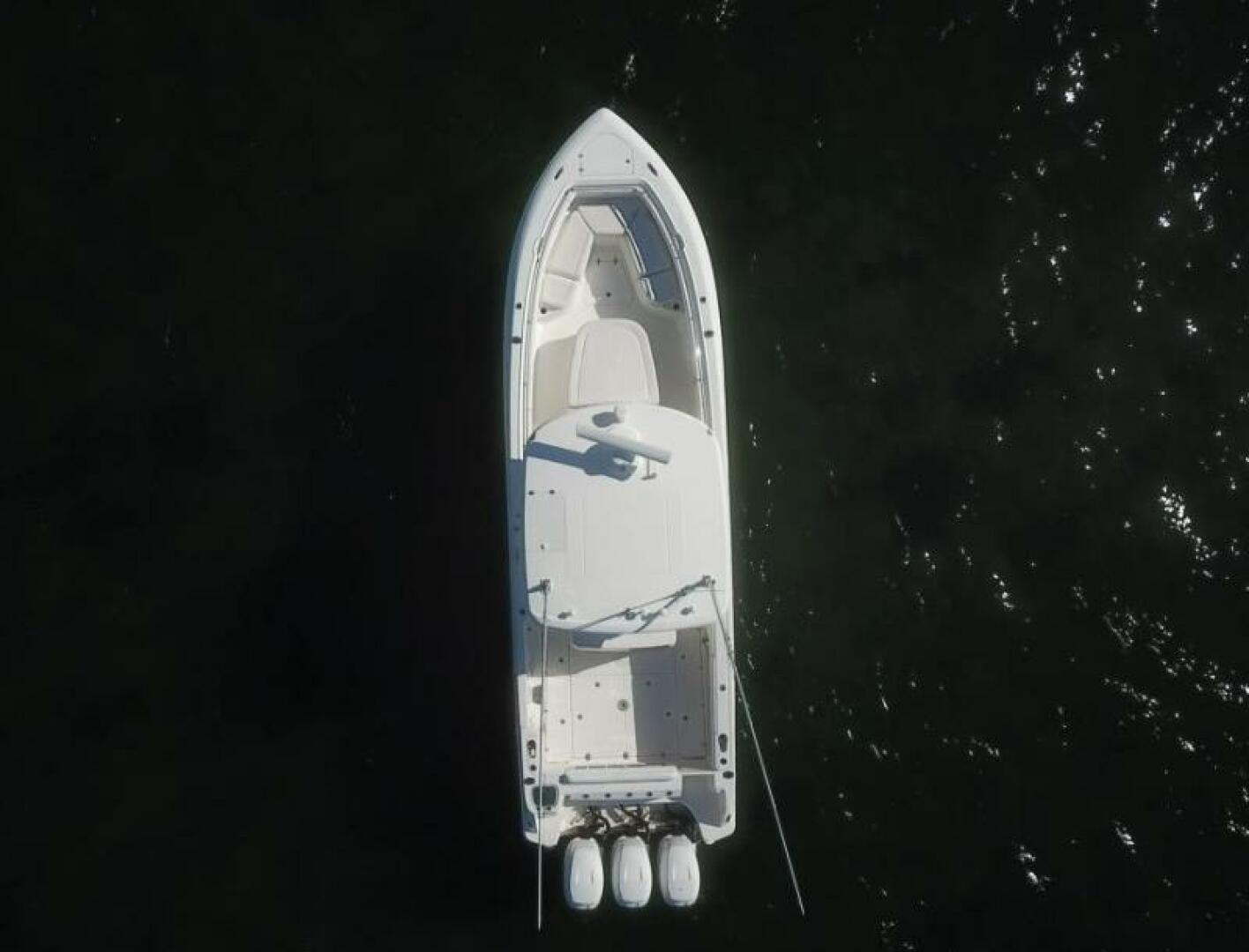 2014 Boston Whaler 350 Outrage Overhead Drone Photo