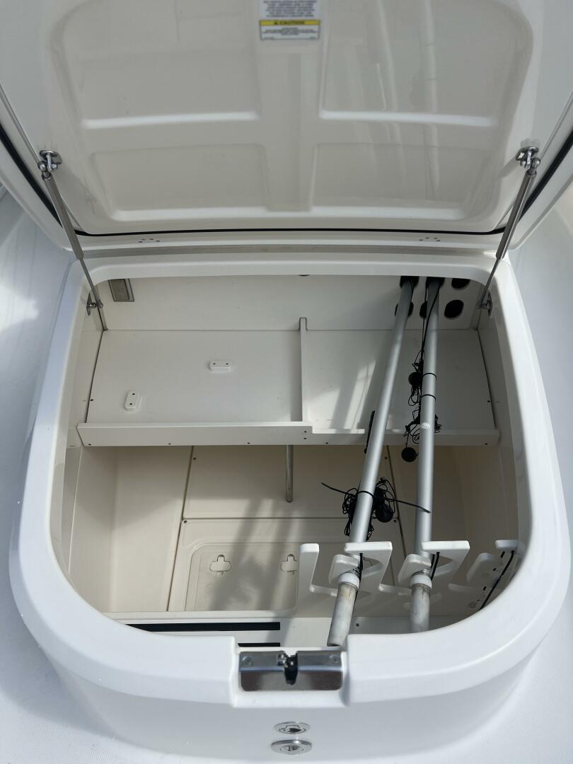 2014 Boston Whaler 350 Outrage Console Lounger Interior Stor
