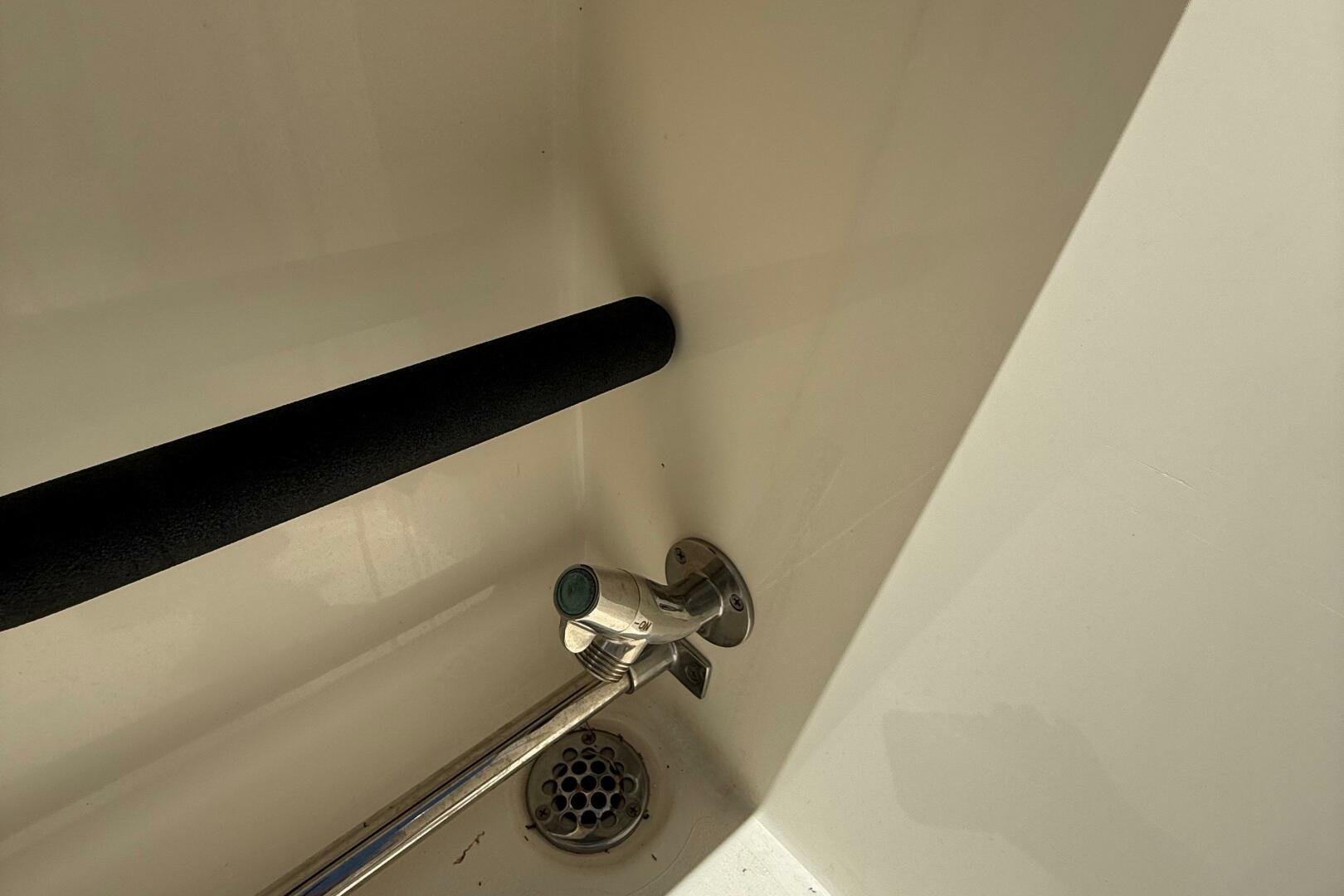 Interior detail of a 2015 Cobia 296 Center Console boat, fea