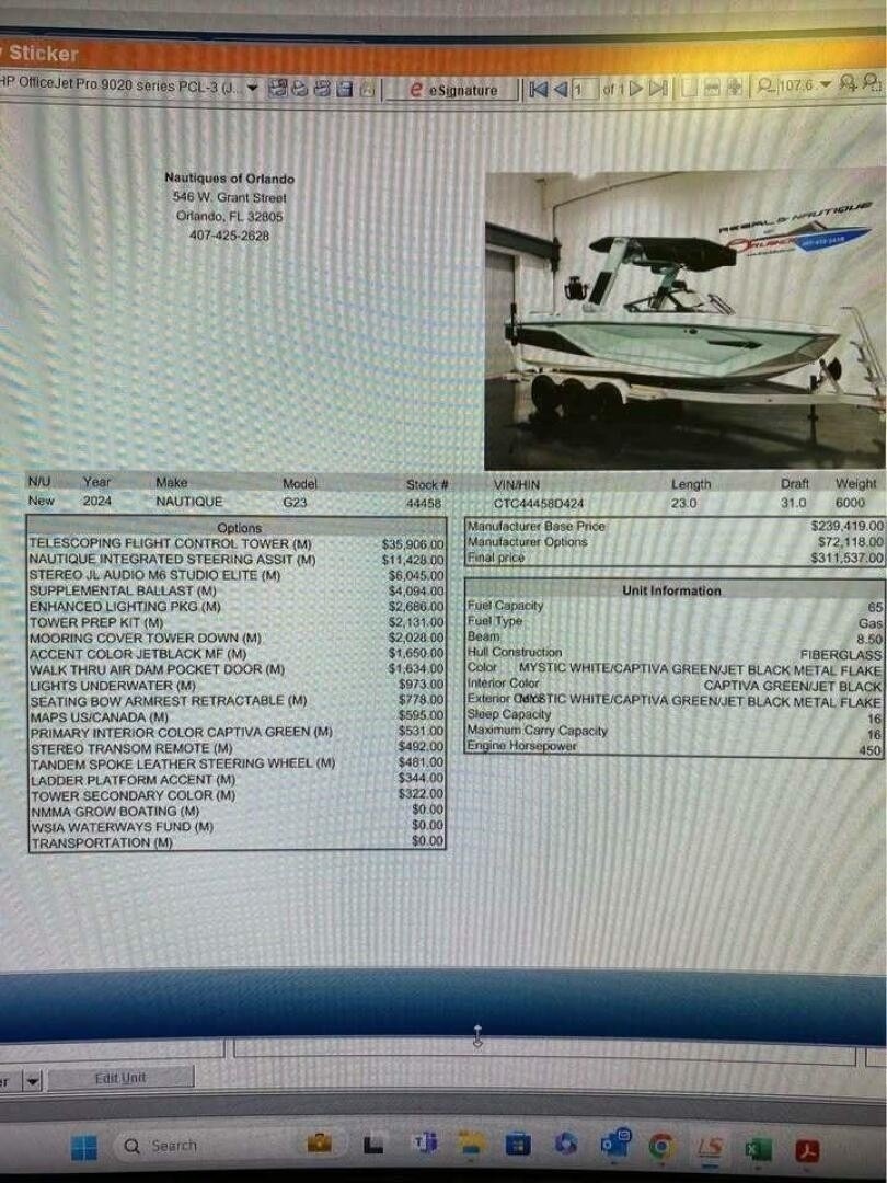 2024 Nautique Super Air Nautique G23