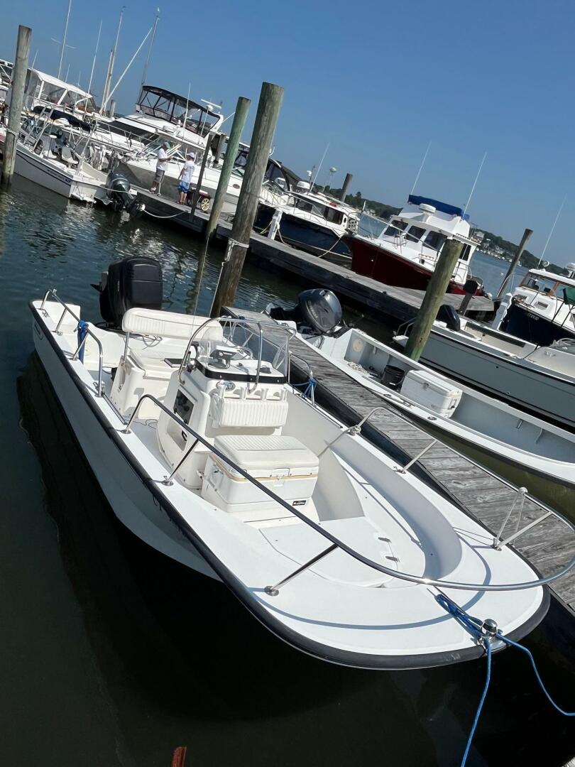 At her dock