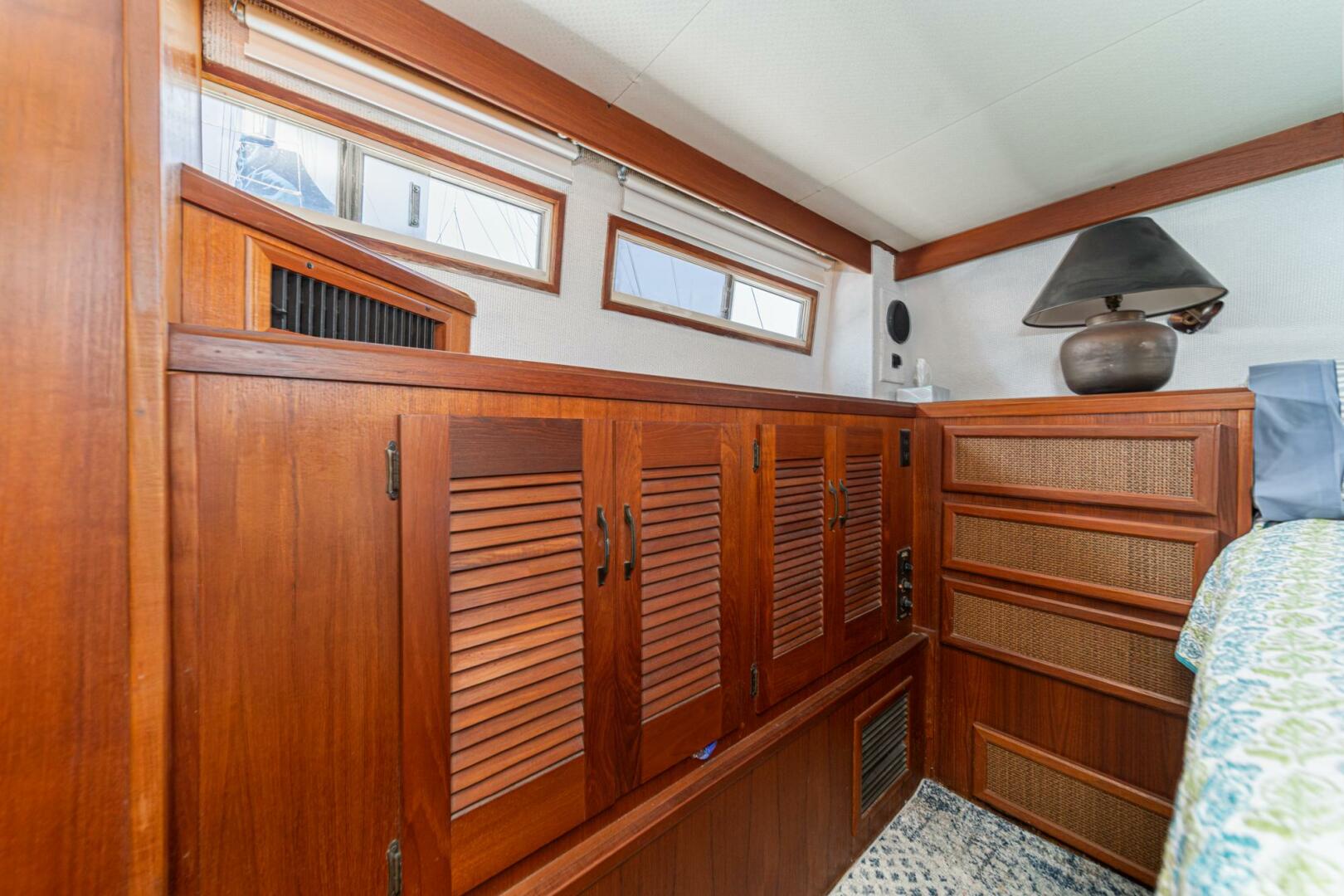 aft cabin storage