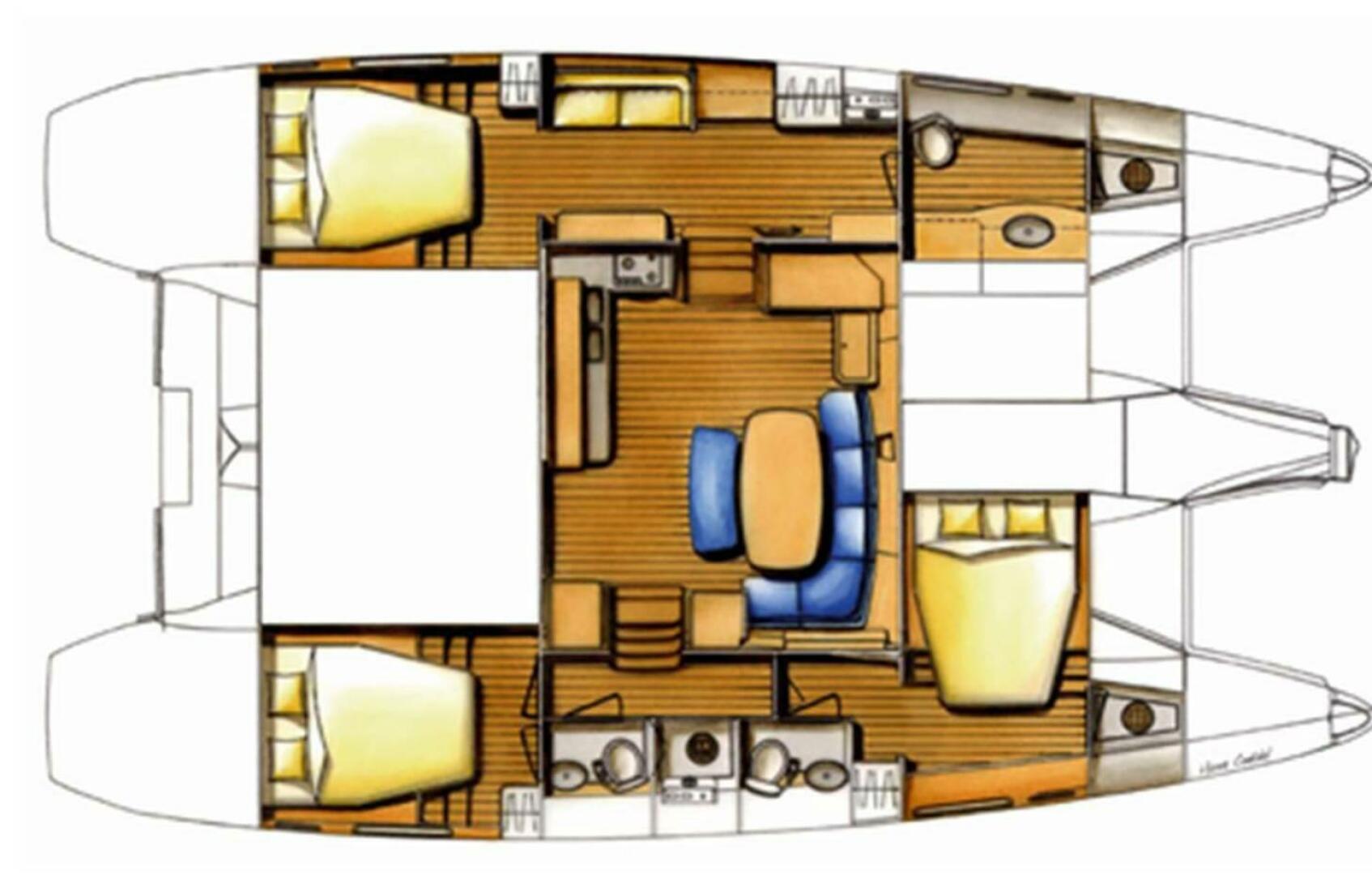 Anchored Soul 42ft Lagoon Yacht For Sale
