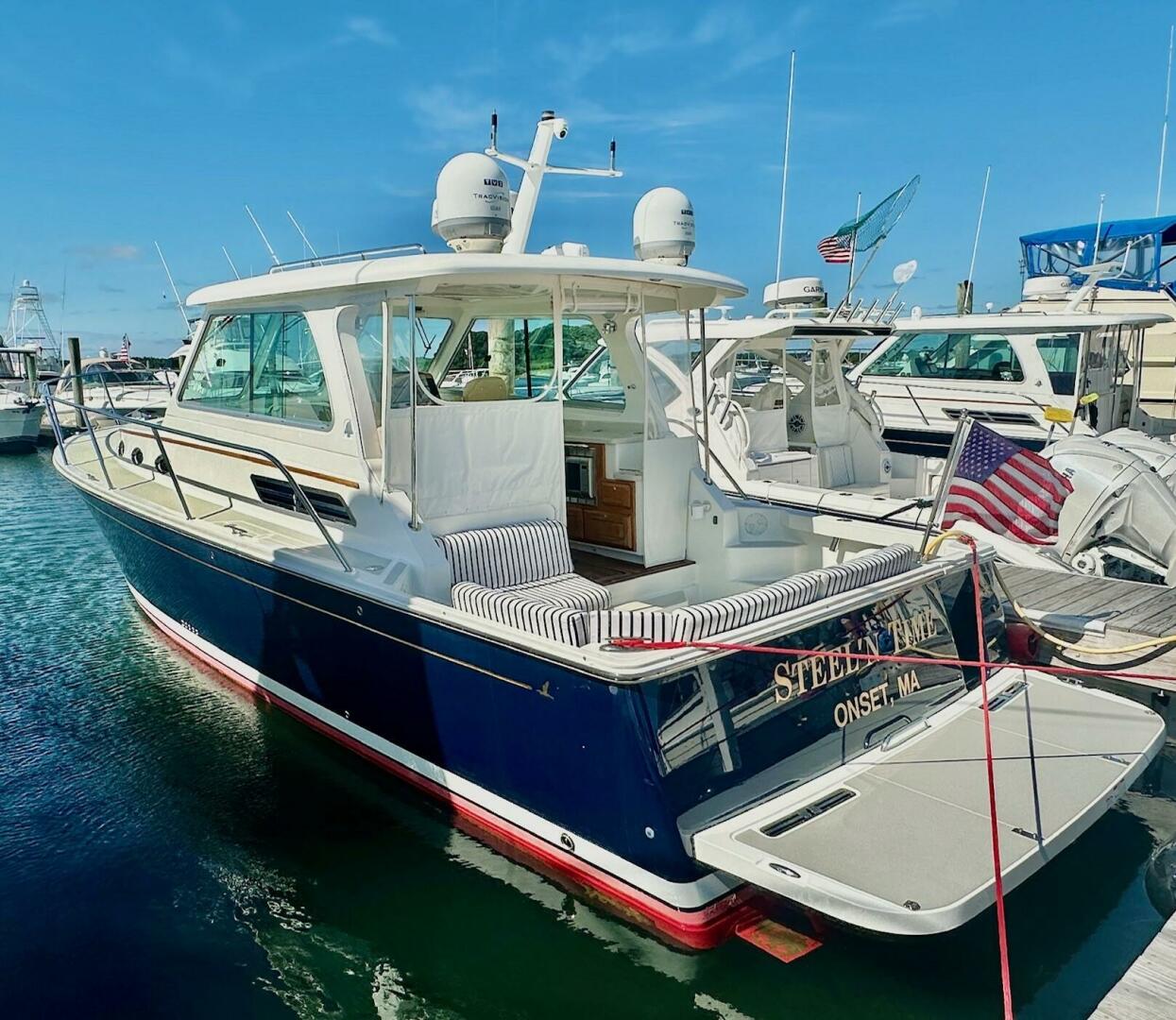 STEEL N TIME 34ft Back Cove Yacht For Sale