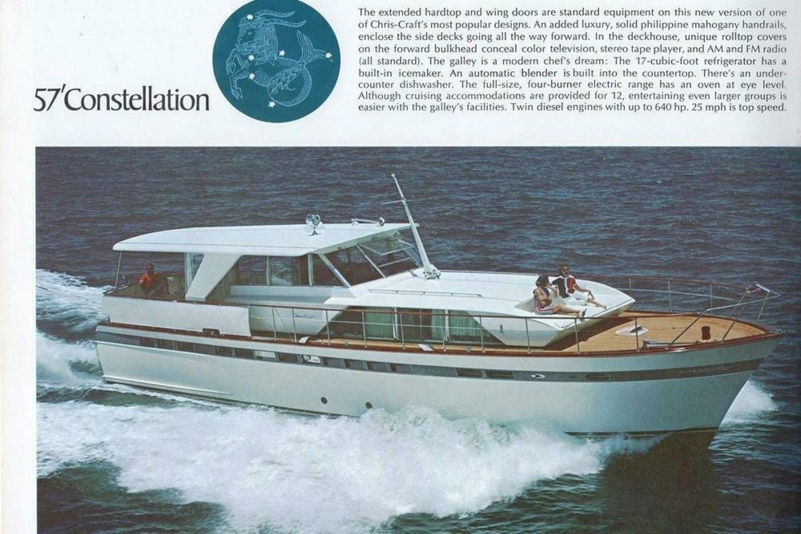 New School 57ft Chris Craft Yacht For Sale