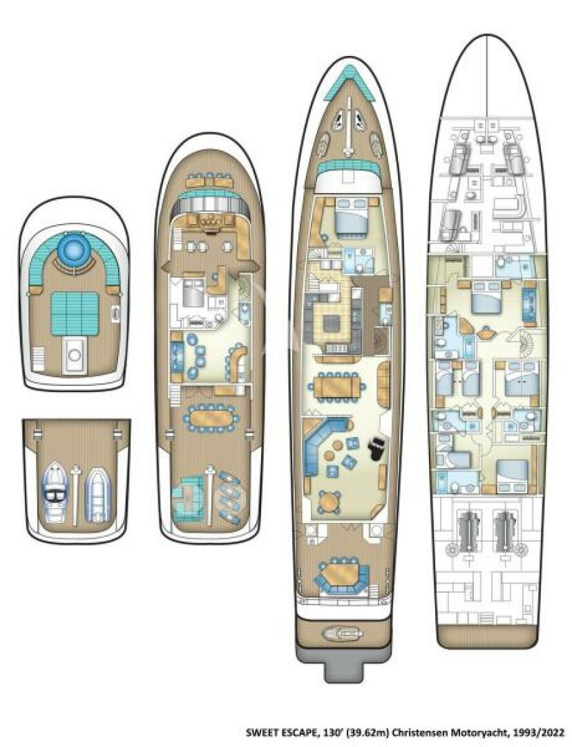 SWEET ESCAPE 130ft Christensen Yacht For Sale