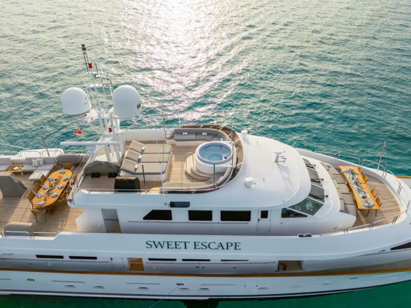SWEET ESCAPE 130ft Christensen Yacht For Sale