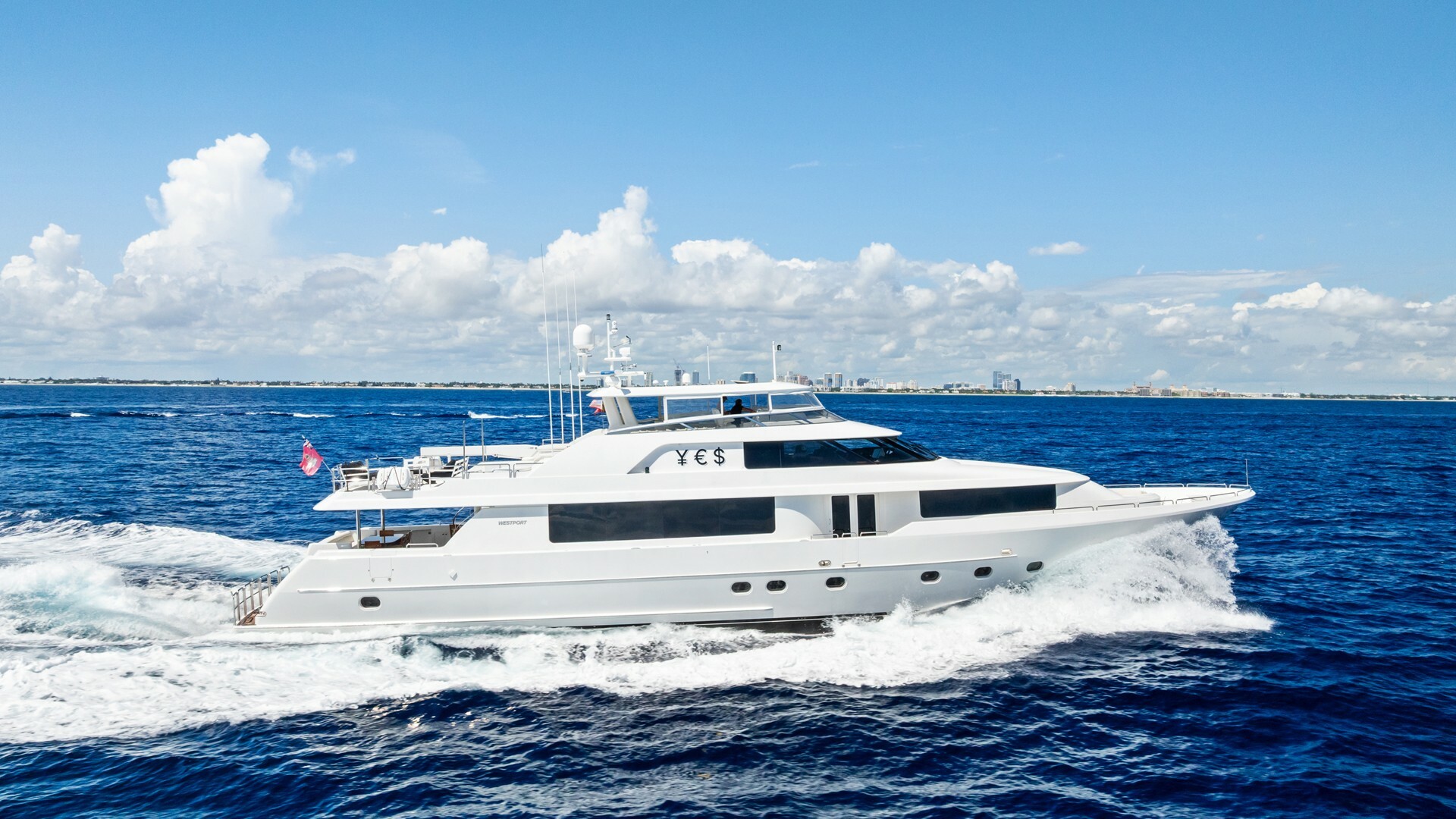 YES 112ft Westport Yacht For Sale