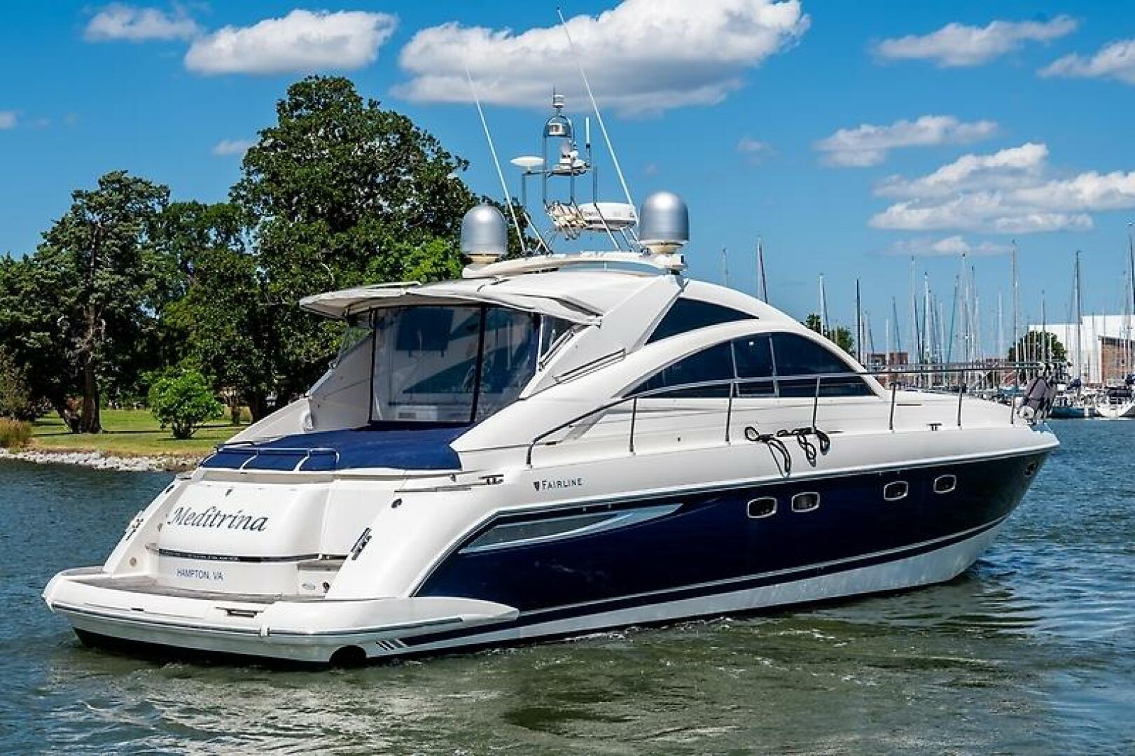 AMI Kids Donation  Meditrina 47ft Fairline Yacht For Sale