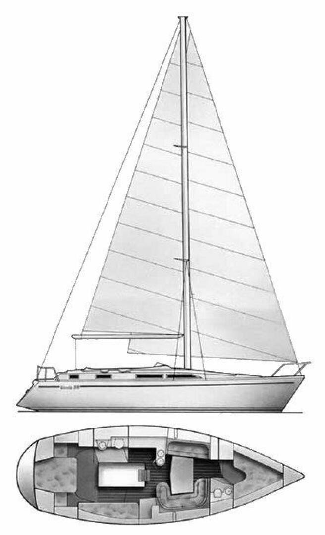 Juels 38ft Moody Yacht For Sale