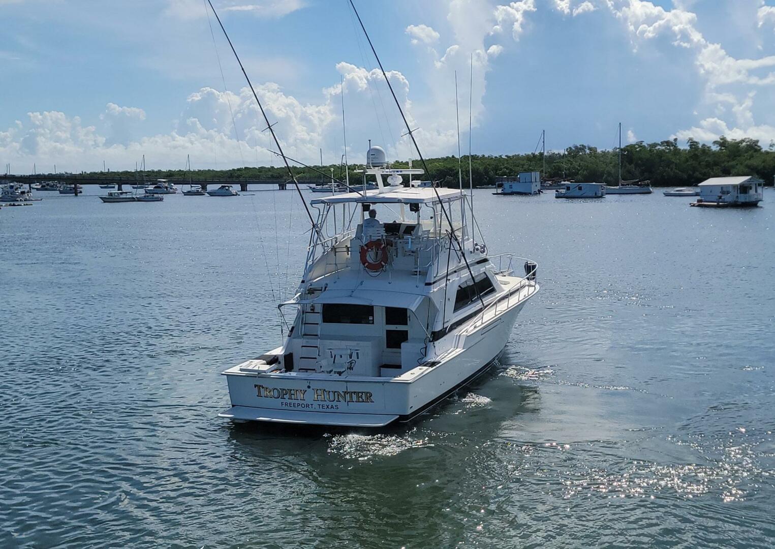 Trophy Hunter 50ft Bertram Yacht For Sale