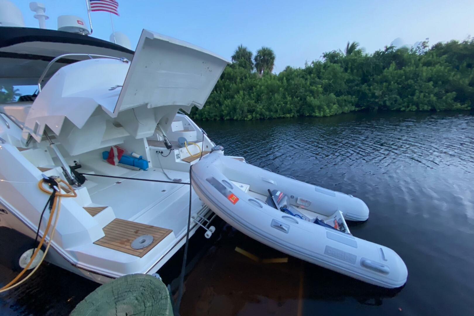 2014 Beneteau Gran Turismo 44 yacht with inflatable boat on 