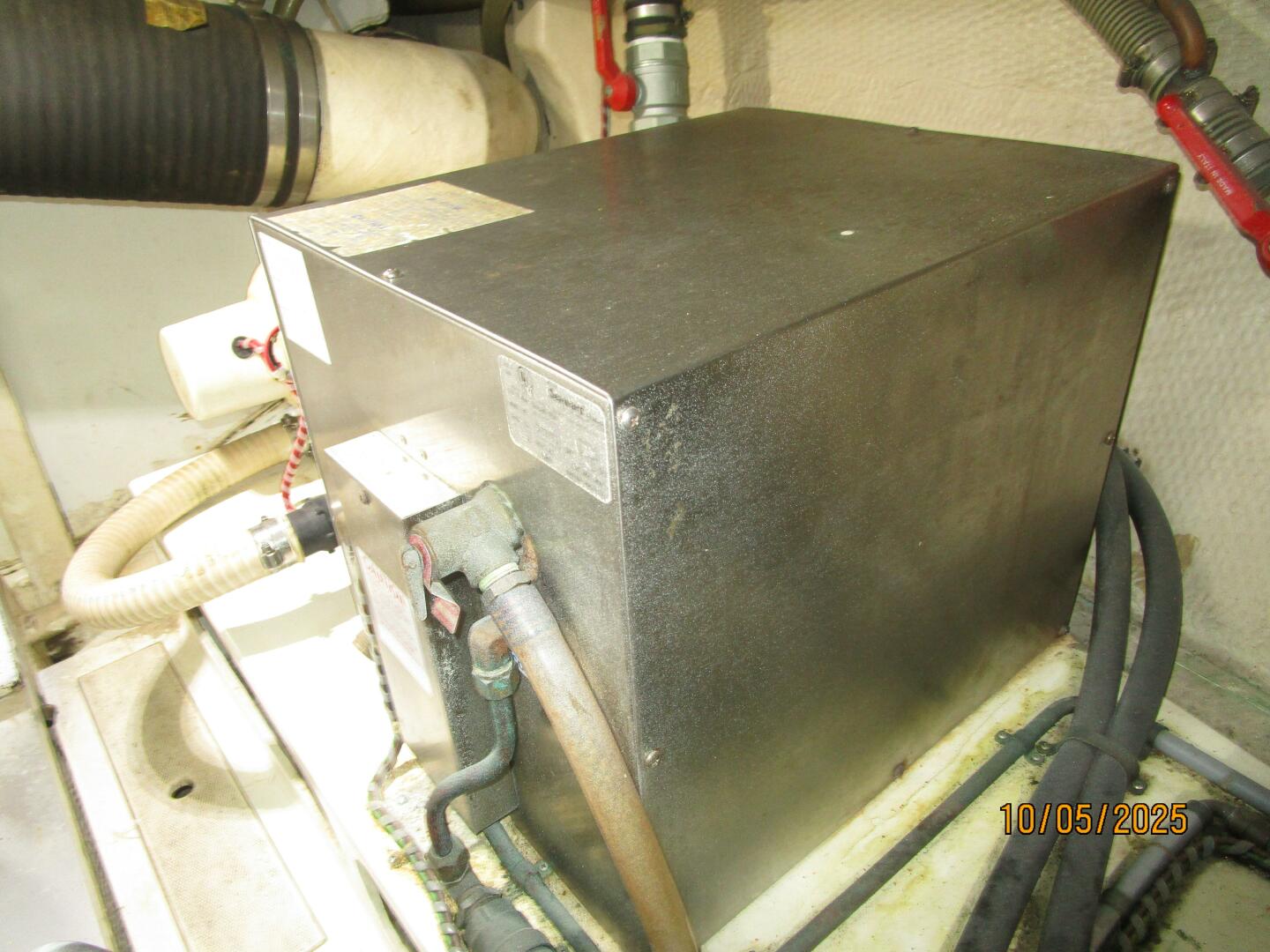 42' Grand Banks water heater