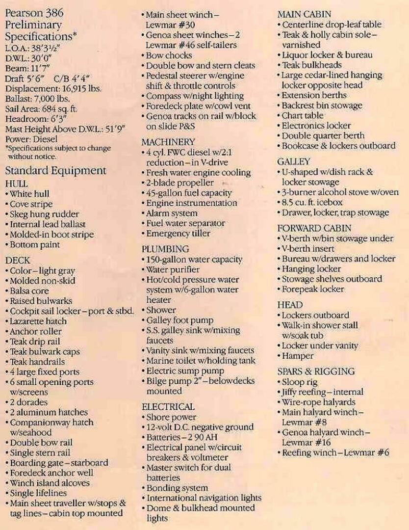 Autumn Lady 39ft Pearson Yacht For Sale Autumn Lady 39ft Pearson Yacht For Sale