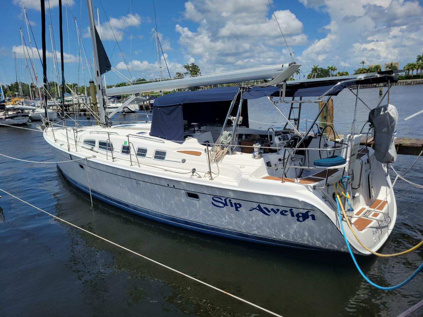 Slip Aweigh 49ft Hunter Yacht For Sale