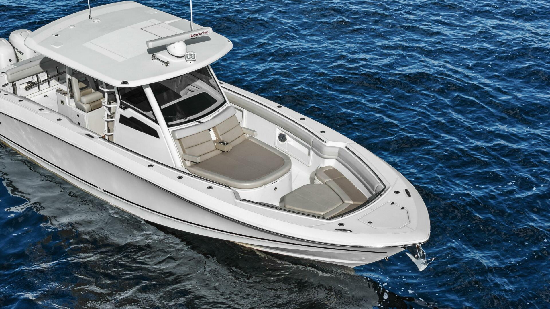 2019 Boston Whaler 380 Outrage 'Lima Kilo' - Profile Bow