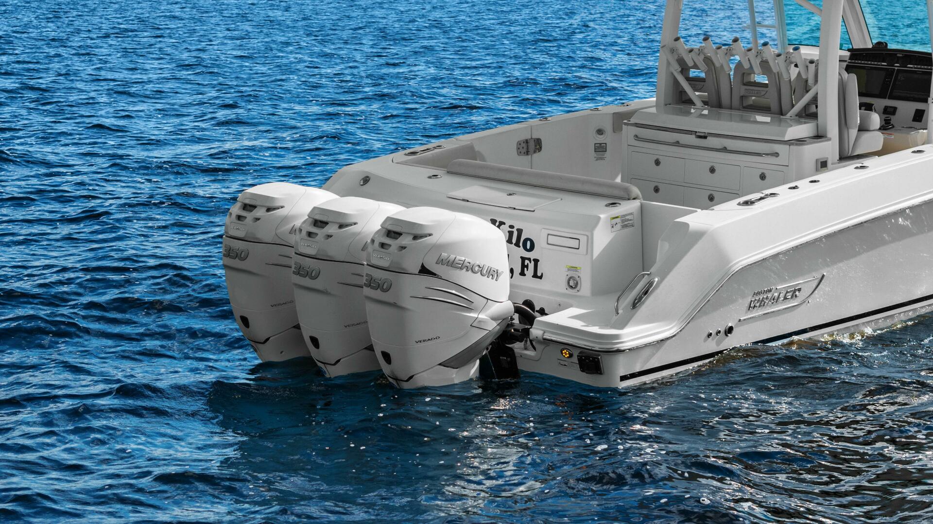 2019 Boston Whaler 380 Outrage 'Lima Kilo' - Profile Stern M