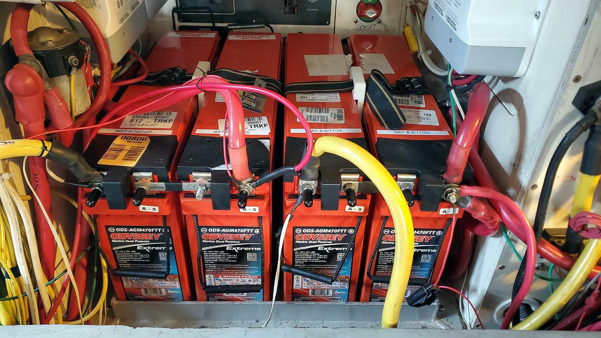 House And Main Engine Start Battery Bank