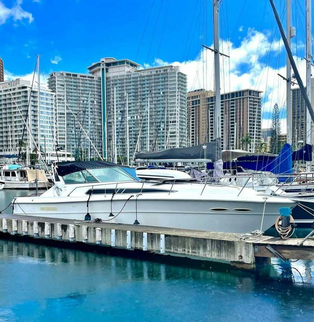 1989 Sea Ray 390 express cruiser