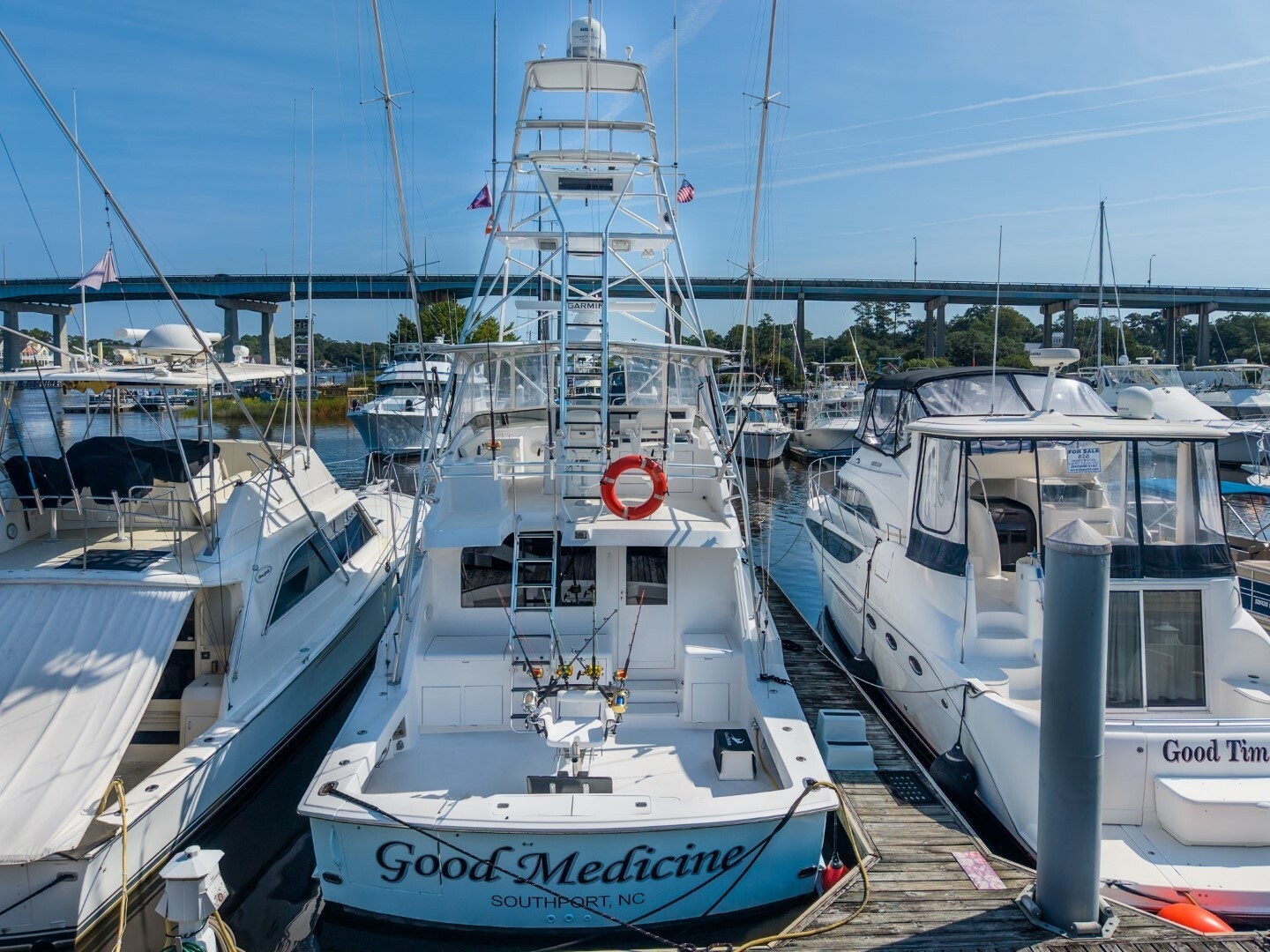 Good Medicine 55ft Hatteras Yacht For Sale Good Medicine 55ft Hatteras Yacht For Sale