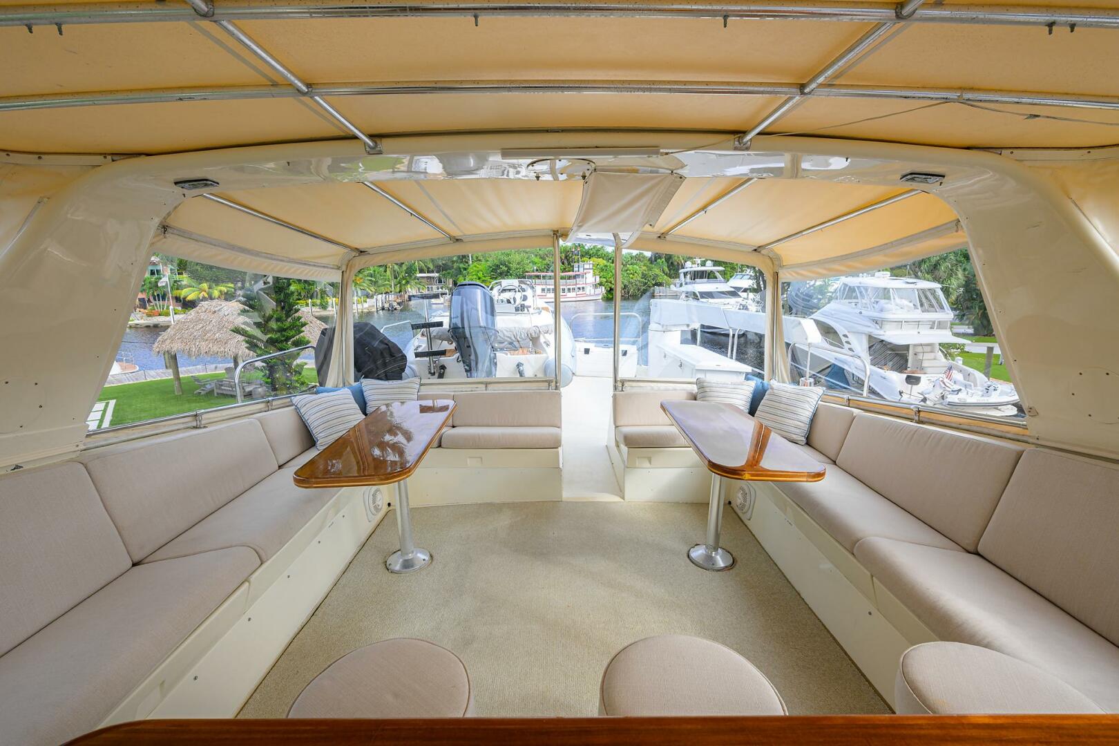 FOREVER YOUNG 78ft Hatteras Yacht For Sale